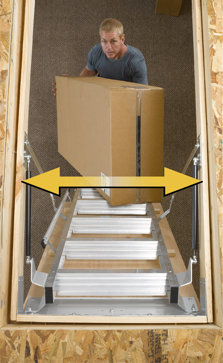 How to choose a Werner attic ladder - Opening Size