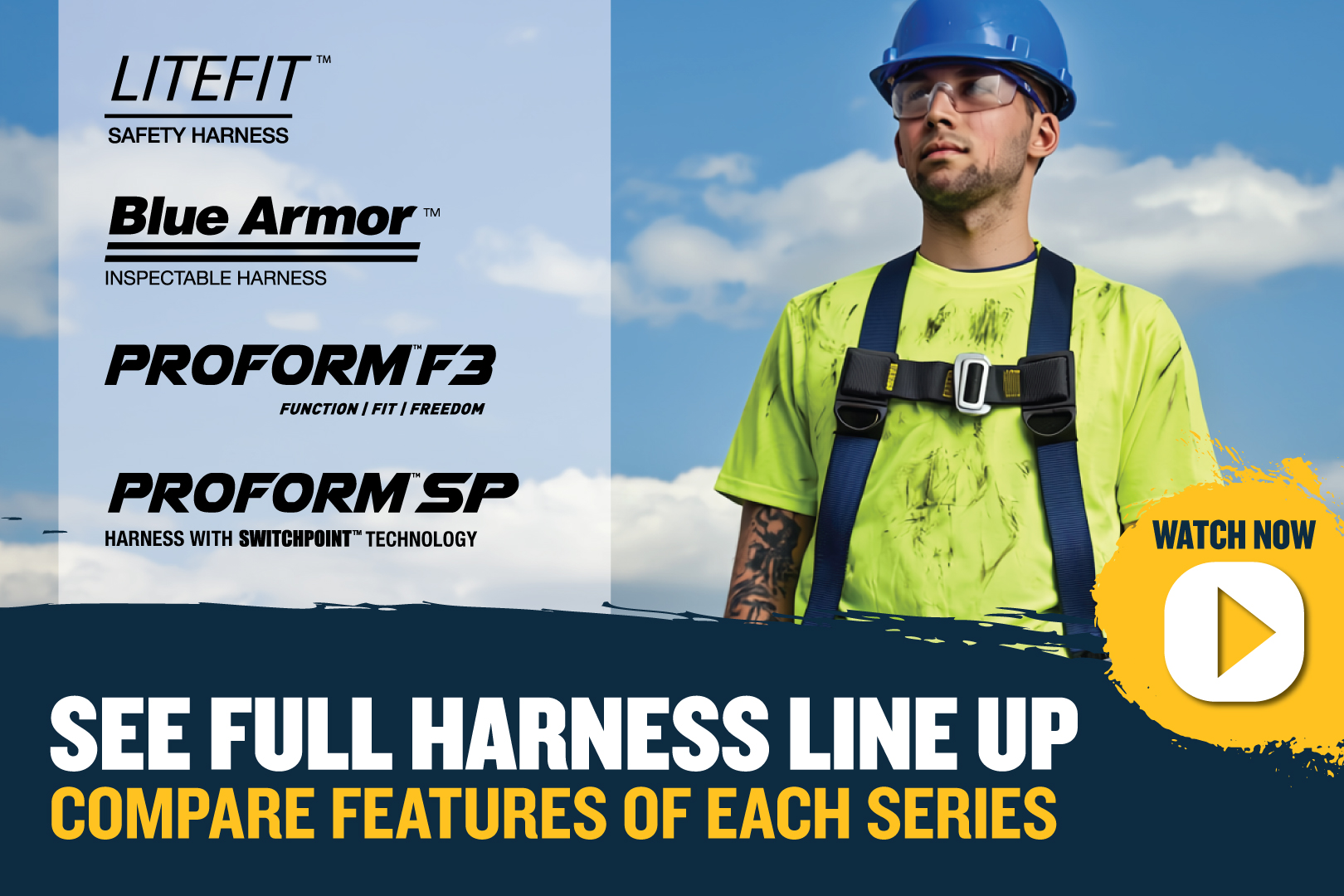 Werner-Safety-Harness-Lineup